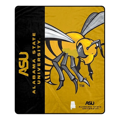 Pegasus Alabama State Hornets 50" x 60" Endzone Ultra Soft Throw Blanket