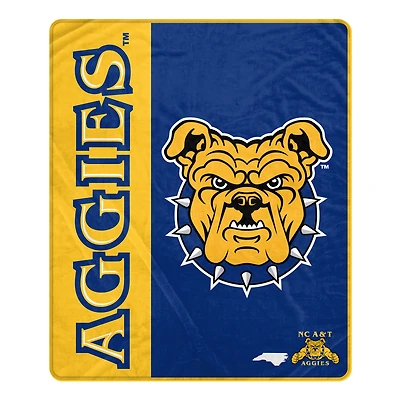 Pegasus North Carolina A&T Aggies 50" x 60" Endzone Ultra Soft Throw Blanket