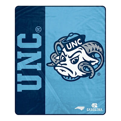 Pegasus North Carolina Tar Heels 50" x 60" Endzone Ultra Soft Throw Blanket