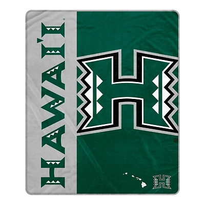 Pegasus Hawaii Rainbow Warriors 50" x 60" Endzone Ultra Soft Throw Blanket