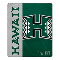 Pegasus Hawaii Rainbow Warriors 50" x 60" Endzone Ultra Soft Throw Blanket