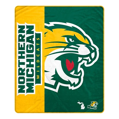 Pegasus Northern Michigan Wildcats 50" x 60" Endzone Ultra Soft Throw Blanket