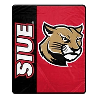 Pegasus Southern Illinois Edwardsville Cougars 50" x 60" Endzone Ultra Soft Throw Blanket