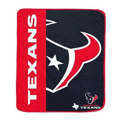Pegasus Houston Texans 50" x 60" Endzone Ultra Soft Throw Blanket