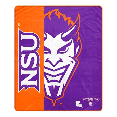 Pegasus Northwestern State Demons 50" x 60" Endzone Ultra Soft Throw Blanket