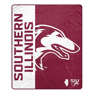 Pegasus Southern Illinois Salukis 50" x 60" Endzone Ultra Soft Throw Blanket