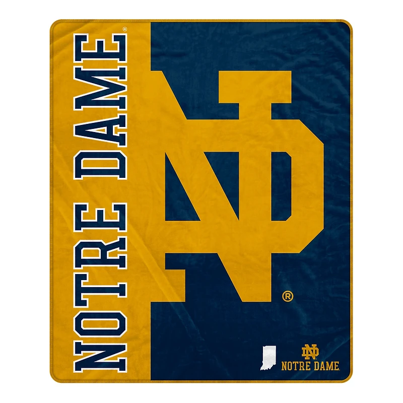 Pegasus Notre Dame Fighting Irish 50" x 60" Endzone Ultra Soft Throw Blanket