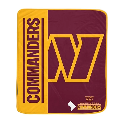 Pegasus Washington Commanders 50" x 60" Endzone Ultra Soft Throw Blanket