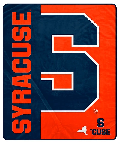 Pegasus Syracuse Orange 50" x 60" Endzone Ultra Soft Throw Blanket