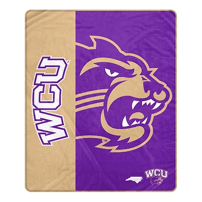 Pegasus Western Carolina Catamounts 50" x 60" Endzone Ultra Soft Throw Blanket