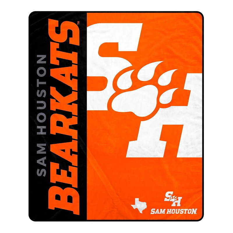 Pegasus Sam Houston State Bearkats 50" x 60" Endzone Ultra Soft Throw Blanket