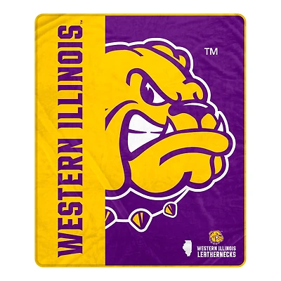 Pegasus Western Illinois Leathernecks 50" x 60" Endzone Ultra Soft Throw Blanket
