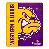 Pegasus Western Illinois Leathernecks 50" x 60" Endzone Ultra Soft Throw Blanket