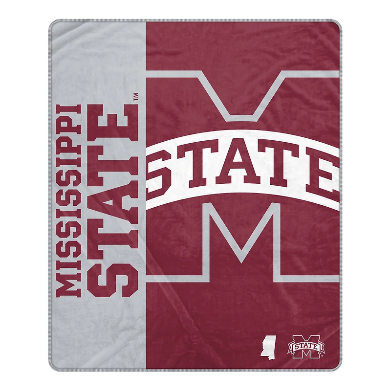Pegasus Mississippi State Bulldogs 50" x 60" Endzone Ultra Soft Throw Blanket