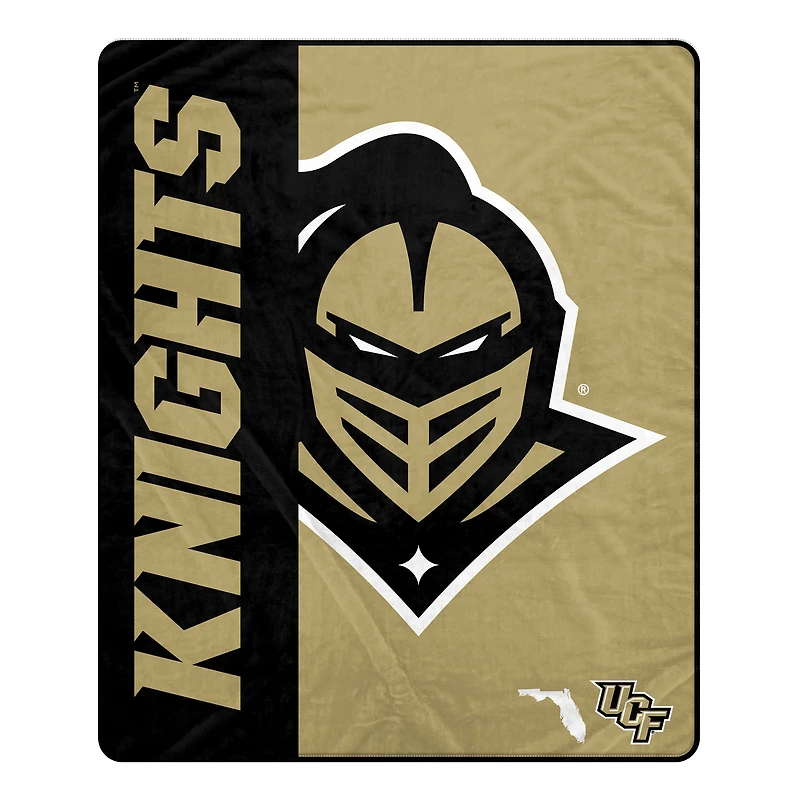 Pegasus UCF Knights 50" x 60" Endzone Ultra Soft Throw Blanket