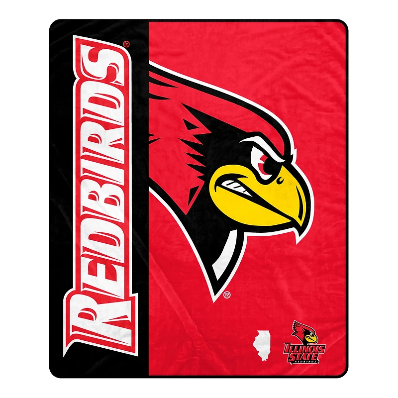 Pegasus Illinois State Redbirds 50" x 60" Endzone Ultra Soft Throw Blanket