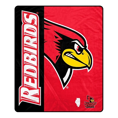 Pegasus Illinois State Redbirds 50" x 60" Endzone Ultra Soft Throw Blanket