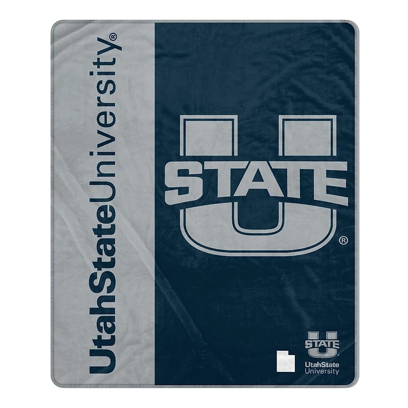Pegasus Utah State Aggies 50" x 60" Endzone Ultra Soft Throw Blanket