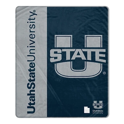 Pegasus Utah State Aggies 50" x 60" Endzone Ultra Soft Throw Blanket