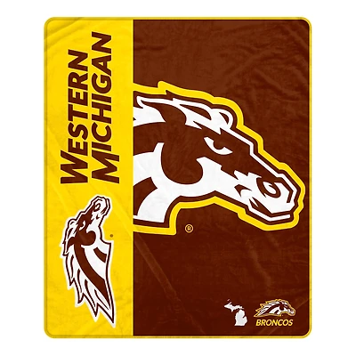Pegasus Western Michigan Broncos 50" x 60" Endzone Ultra Soft Throw Blanket