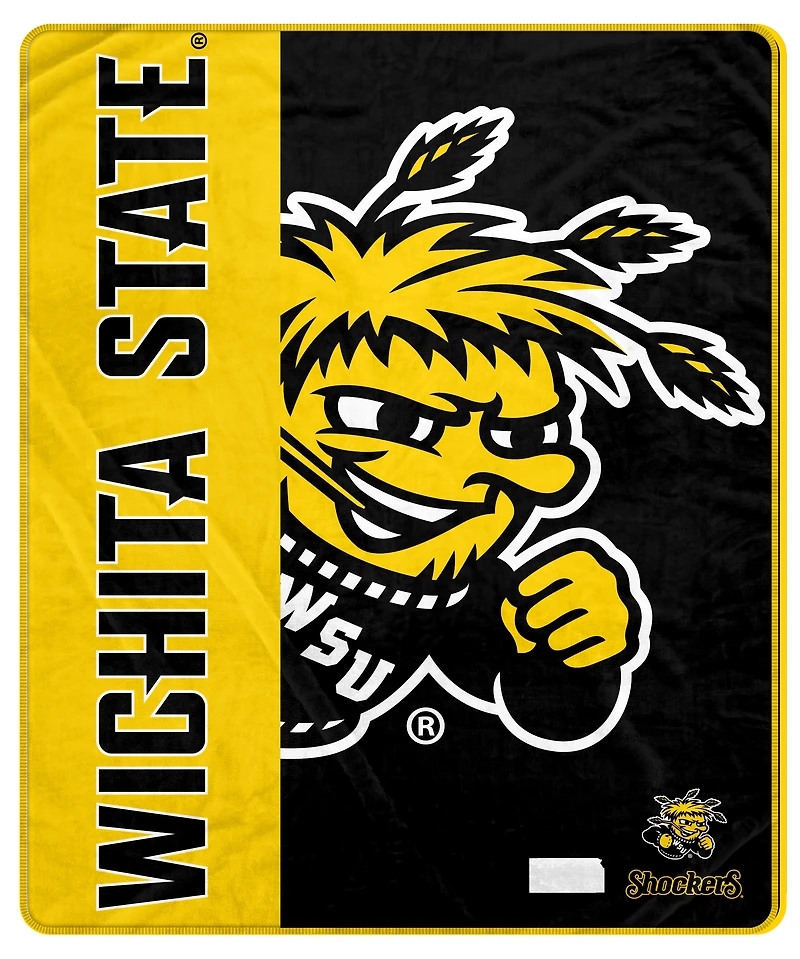 Pegasus Wichita State Shockers 50" x 60" Endzone Ultra Soft Throw Blanket