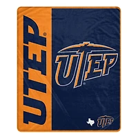 Pegasus UTEP Miners 50" x 60" Endzone Ultra Soft Throw Blanket