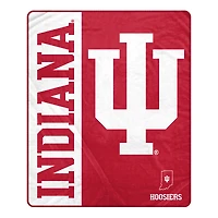 Pegasus Indiana Hoosiers 50" x 60" Endzone Ultra Soft Throw Blanket