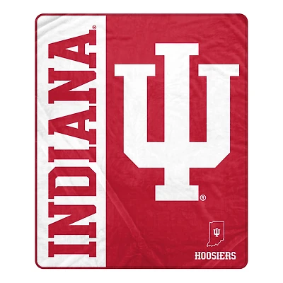 Pegasus Indiana Hoosiers 50" x 60" Endzone Ultra Soft Throw Blanket