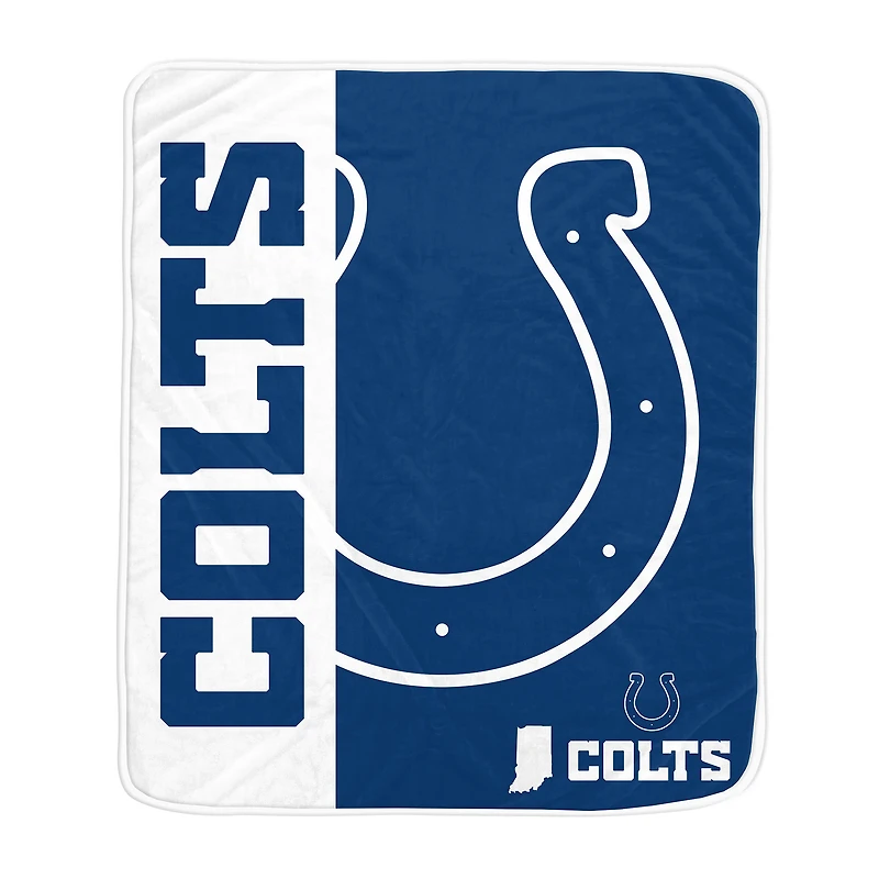 Pegasus Indianapolis Colts 50" x 60" Endzone Ultra Soft Throw Blanket