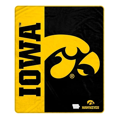 Pegasus Iowa Hawkeyes 50" x 60" Endzone Ultra Soft Throw Blanket