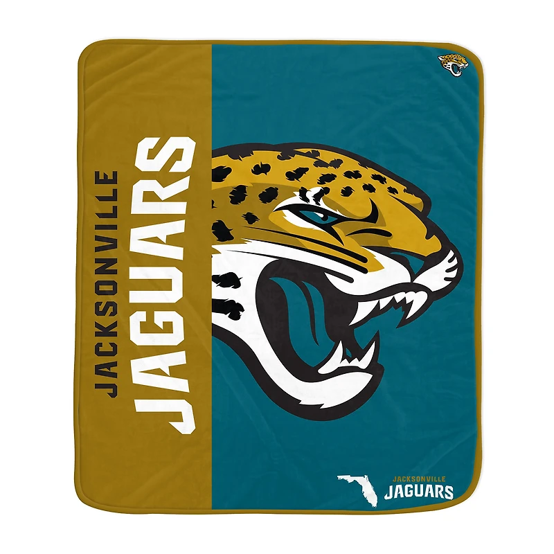 Pegasus Jacksonville Jaguars 50" x 60" Endzone Ultra Soft Throw Blanket