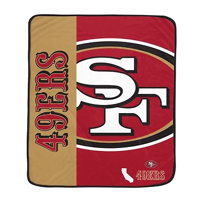 Pegasus San Francisco 49ers 50" x 60" Endzone Ultra Soft Throw Blanket