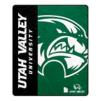 Pegasus Utah Valley Wolverines 50" x 60" Endzone Ultra Soft Throw Blanket