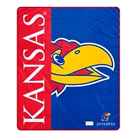 Pegasus Kansas Jayhawks 50" x 60" Endzone Ultra Soft Throw Blanket