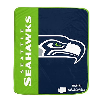 Pegasus Seattle Seahawks 50" x 60" Endzone Ultra Soft Throw Blanket