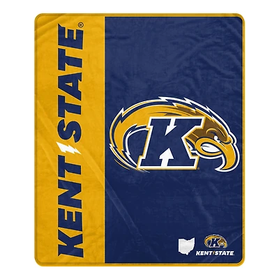 Pegasus Kent State Golden Flashes 50" x 60" Endzone Ultra Soft Throw Blanket
