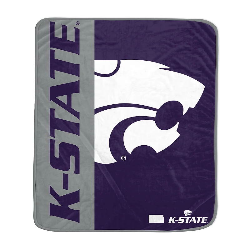 Pegasus Kansas State Wildcats 50" x 60" Endzone Ultra Soft Throw Blanket
