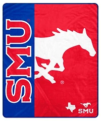 Pegasus SMU Mustangs 50" x 60" Endzone Ultra Soft Throw Blanket