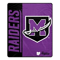 Pegasus Mount Union Purple Raiders 50" x 60" Endzone Ultra Soft Throw Blanket