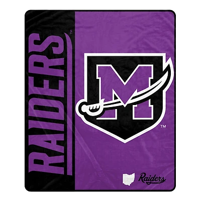 Pegasus Mount Union Purple Raiders 50" x 60" Endzone Ultra Soft Throw Blanket