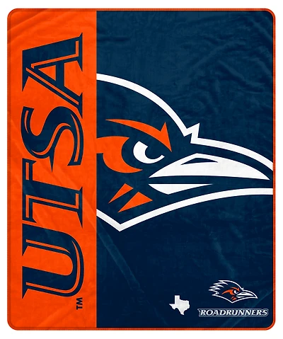Pegasus UTSA Roadrunners 50" x 60" Endzone Ultra Soft Throw Blanket