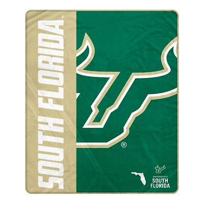 Pegasus South Florida Bulls 60" x 80" Endzone Ultra Soft Throw Blanket