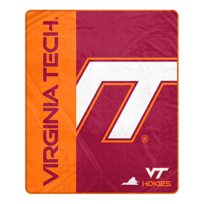 Pegasus Virginia Tech Hokies 60" x 80" Endzone Ultra Soft Throw Blanket
