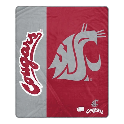 Pegasus Washington State Cougars 60" x 80" Endzone Ultra Soft Throw Blanket