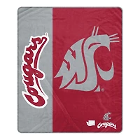 Pegasus Washington State Cougars 60" x 80" Endzone Ultra Soft Throw Blanket