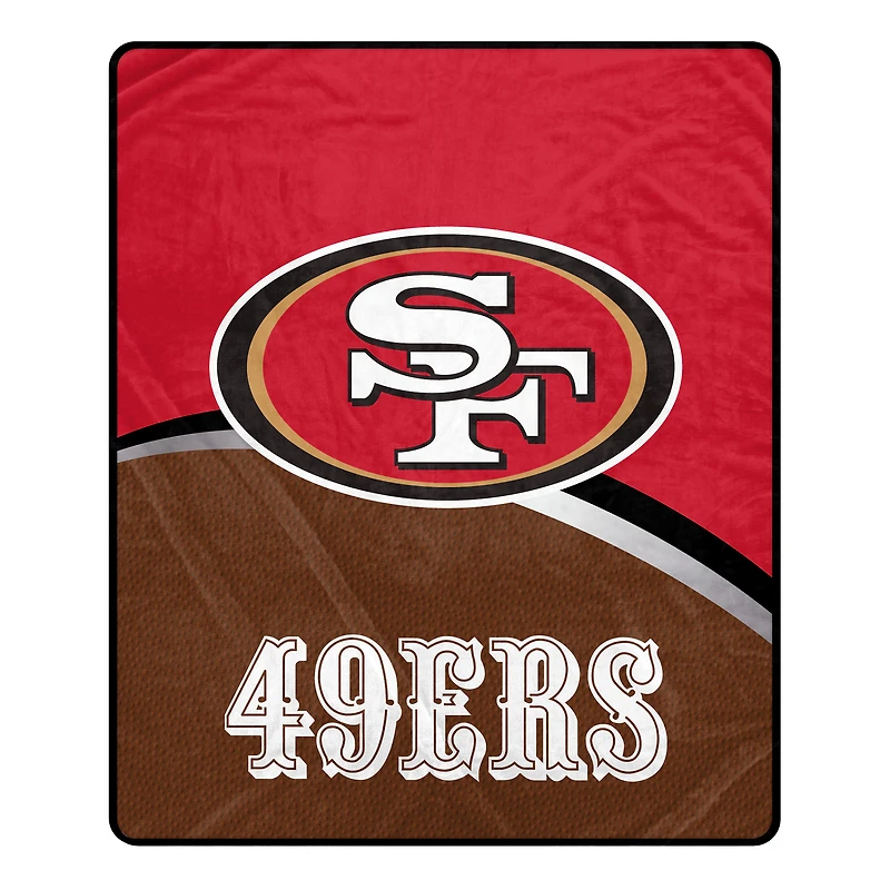 Pegasus San Francisco 49ers 50" x 60" Gameball Ultra Soft Throw Blanket