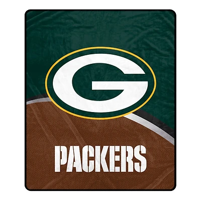 Pegasus Green Bay Packers 50" x 60" Gameball Ultra Soft Throw Blanket