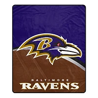 Pegasus Baltimore Ravens 50" x 60" Gameball Ultra Soft Throw Blanket