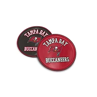 Pegasus Tampa Bay Buccaneers 8" Home & Away Round Two-Piece Serving Plate Set