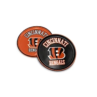 Pegasus Cincinnati Bengals 8" Home & Away Round Two-Piece Serving Plate Set